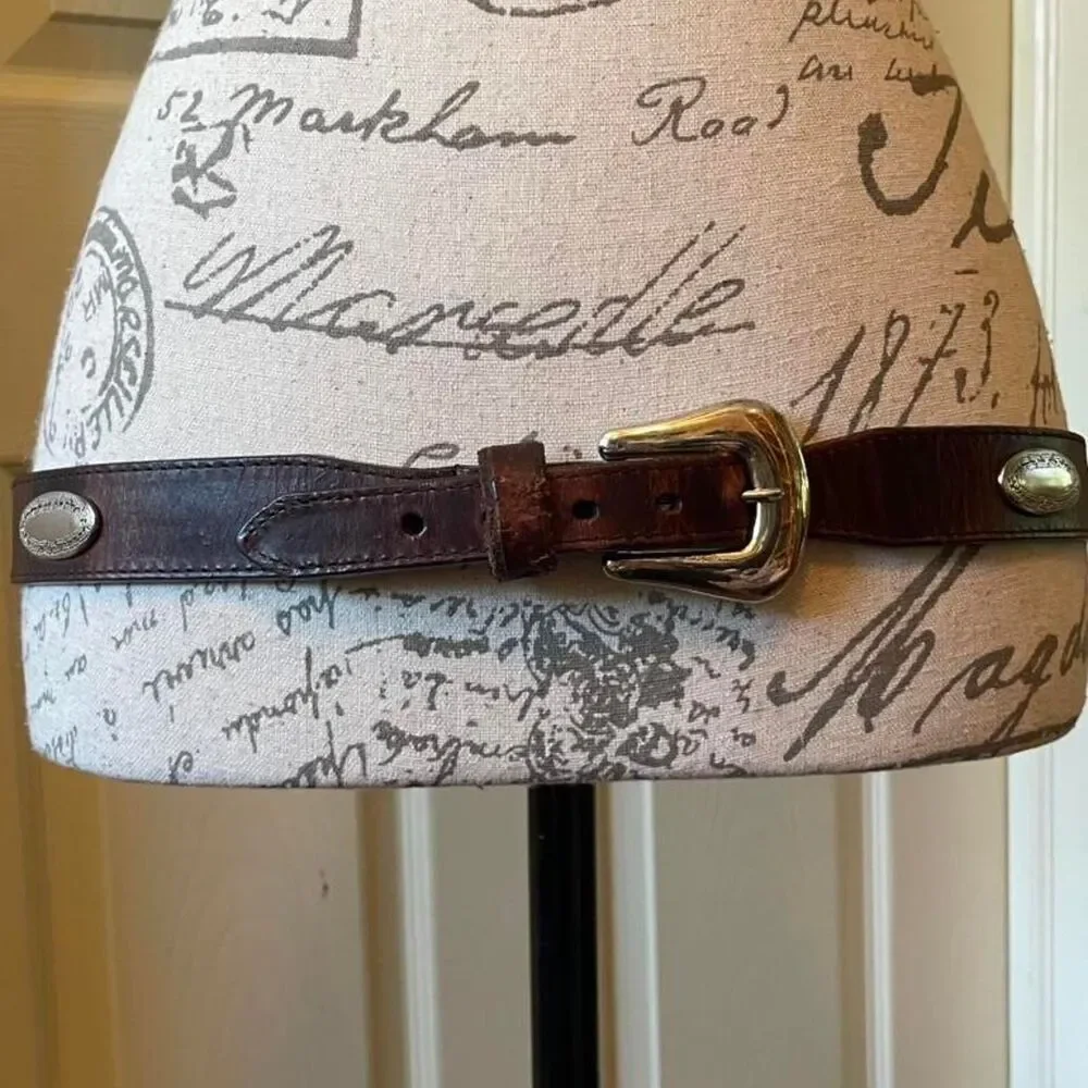 Haggar brown leather